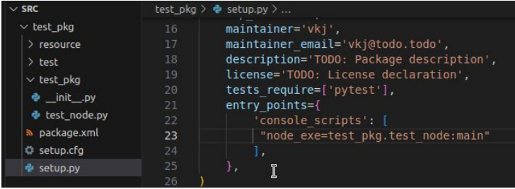 Executing the Script as Python Package